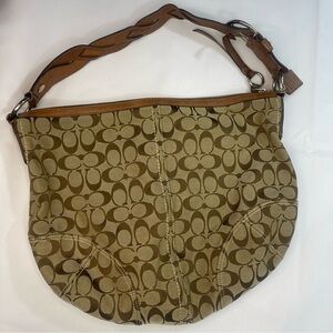 Coach Large Braided Shoulder Bag